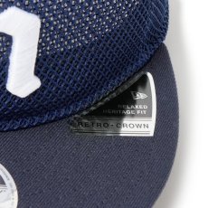 画像8: NEW ERA  RC 9FIFTY Flat Visor powered by GORO (min-nano) ダブルメッシュ ネイビーメッシュ/ネイビー (8)