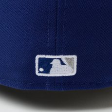 画像8: NEW ERA  59FIFTY powered by GORO (min-nano) ロサンゼルス・ドジャース ダークロイヤル/グレー (8)