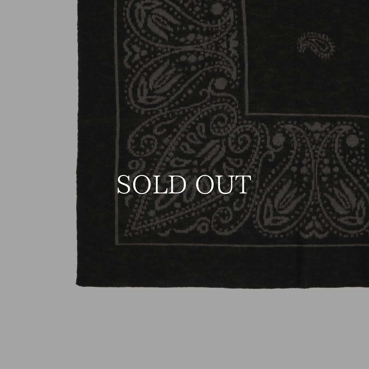 画像3: MAGIC STICK  REVERSIBLE KNIT BANDANA STOLE (3)