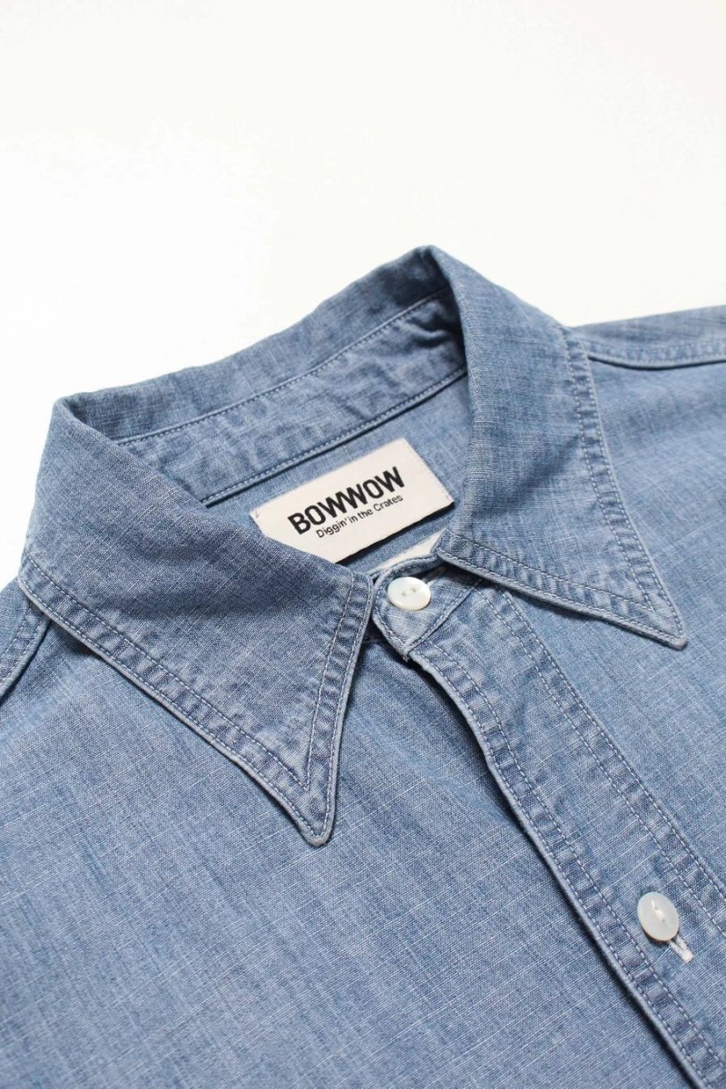 画像7: BOW WOW  HERITAGE CHAMBRAY SHIRT AGED (7)