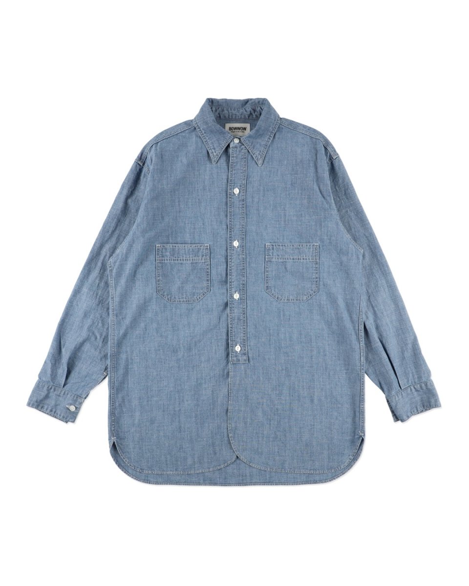 画像1: BOW WOW  HERITAGE CHAMBRAY SHIRT AGED (1)