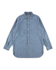 画像1: BOW WOW  HERITAGE CHAMBRAY SHIRT AGED (1)