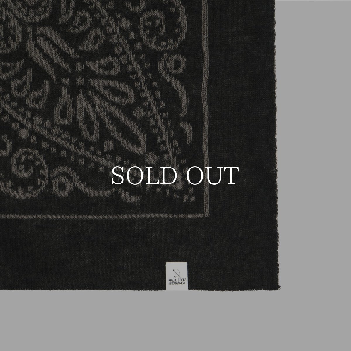 画像2: MAGIC STICK  REVERSIBLE KNIT BANDANA STOLE (2)