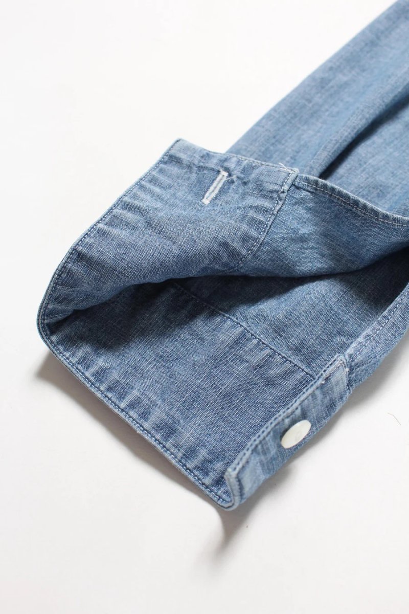 画像16: BOW WOW  HERITAGE CHAMBRAY SHIRT AGED (16)