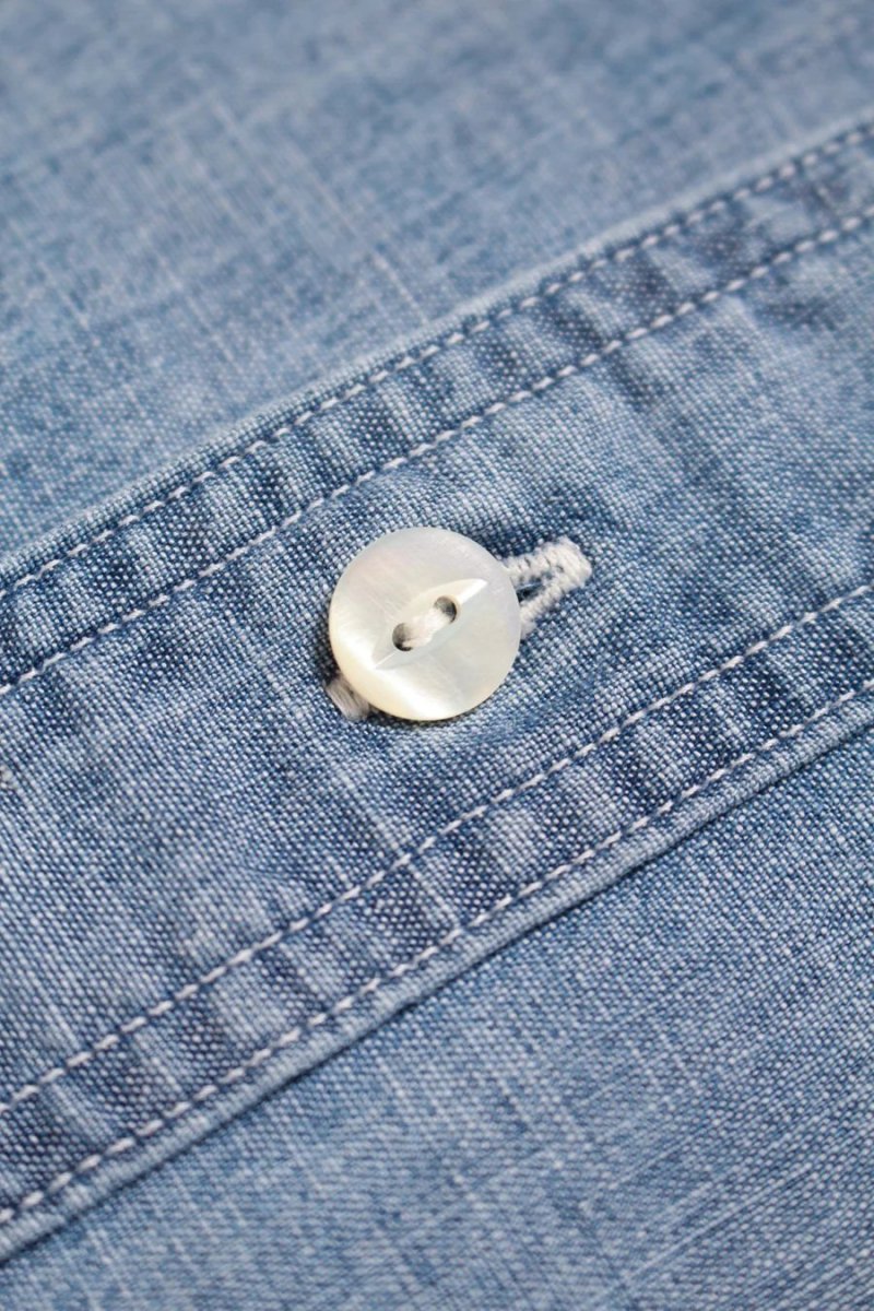 画像11: BOW WOW  HERITAGE CHAMBRAY SHIRT AGED (11)