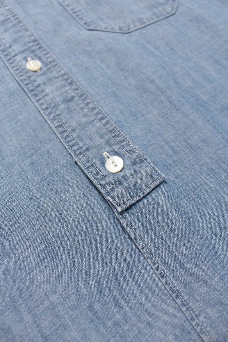 画像13: BOW WOW  HERITAGE CHAMBRAY SHIRT AGED (13)