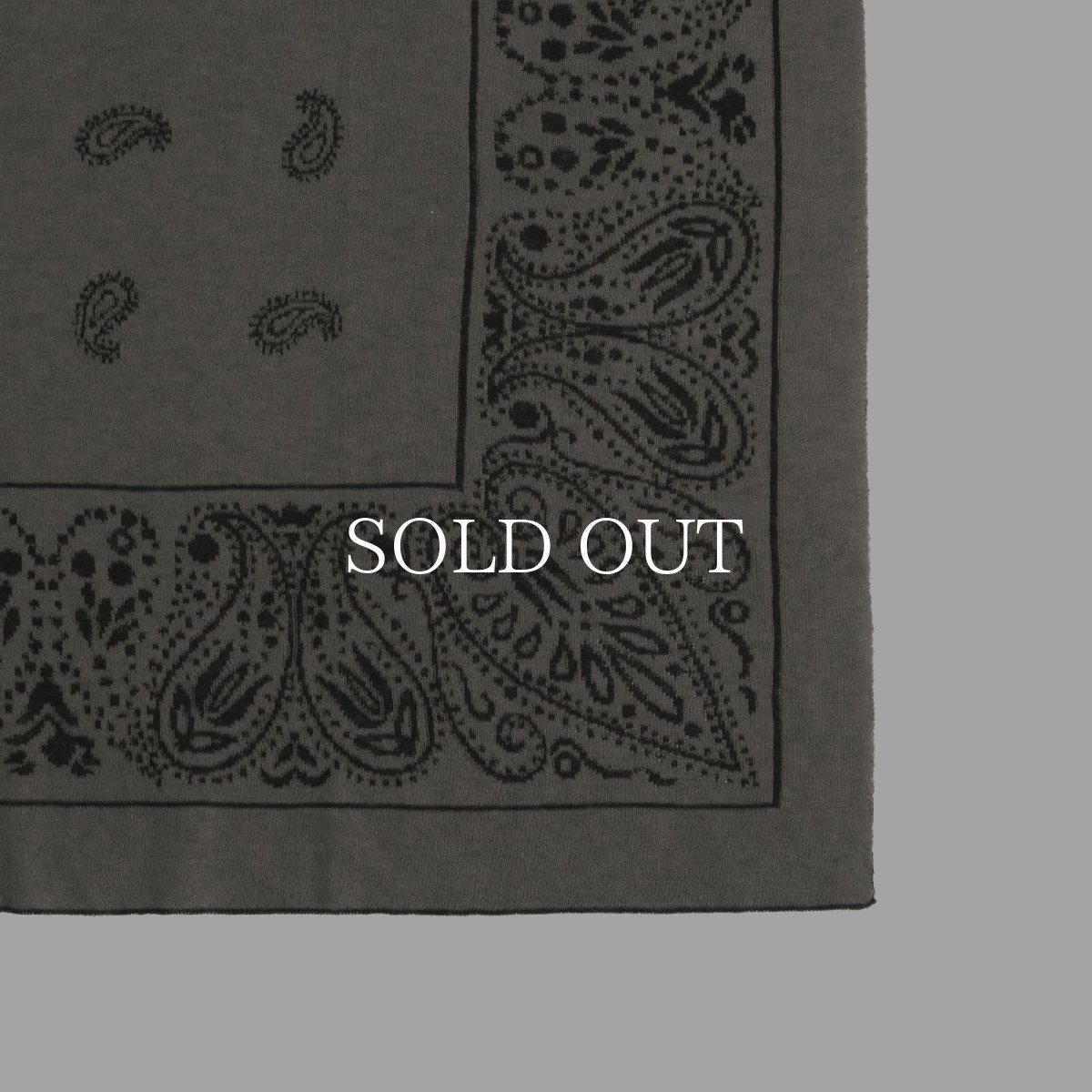 画像6: MAGIC STICK  REVERSIBLE KNIT BANDANA STOLE (6)