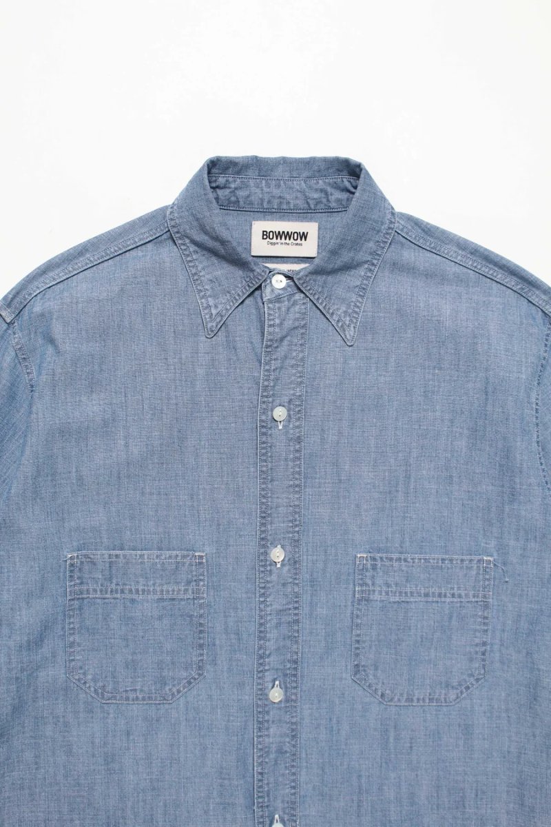 画像6: BOW WOW  HERITAGE CHAMBRAY SHIRT AGED (6)