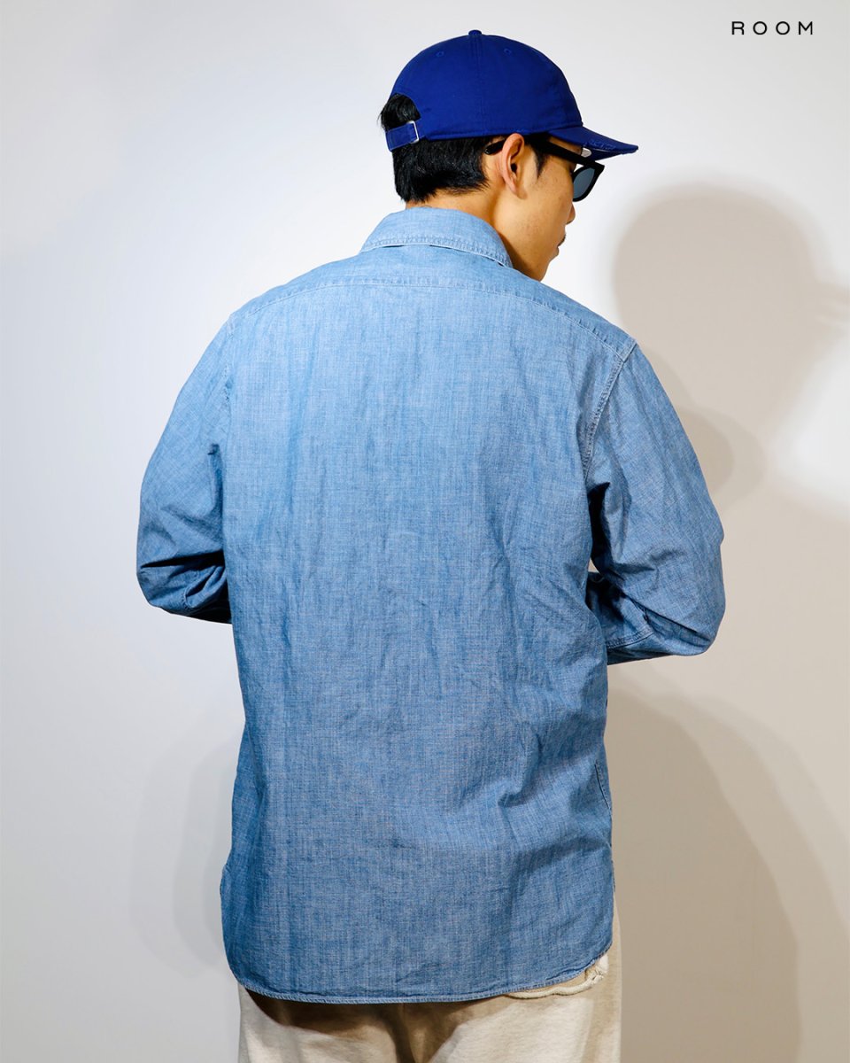 画像4: BOW WOW  HERITAGE CHAMBRAY SHIRT AGED (4)