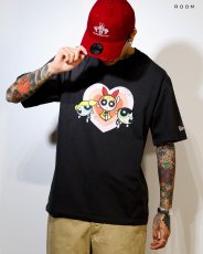 画像3: NEW ERA  半袖 ウォッシュドコットン Tシャツ The Powerpuff Girls パワーパフ ガールズ ハート スミクロ (3)