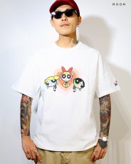 画像3: NEW ERA  半袖 ウォッシュドコットン Tシャツ The Powerpuff Girls パワーパフ ガールズ ハート オフホワイト (3)