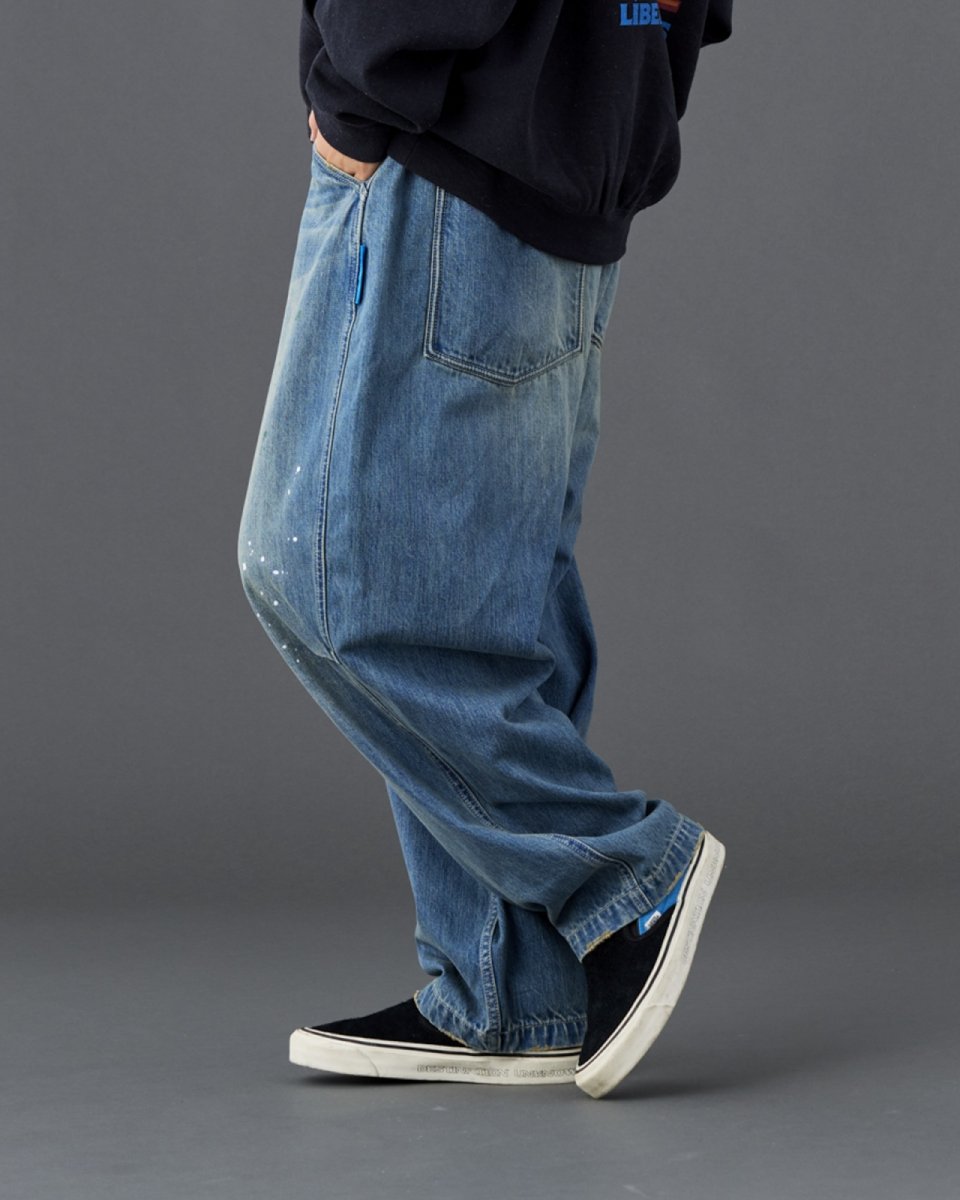 画像6: Liberaiders  DENIM SARROUEL PANTS (6)
