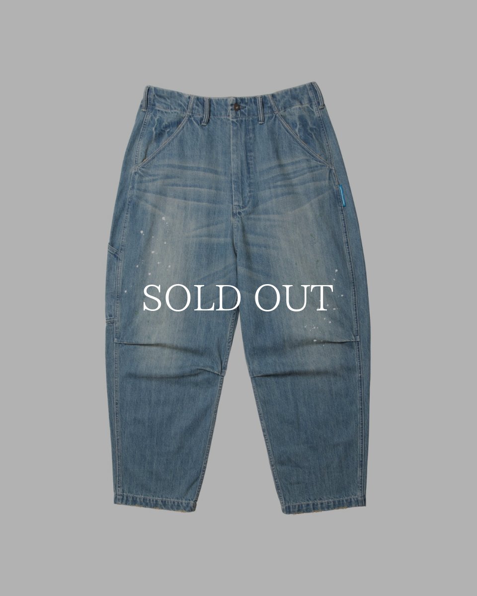 画像2: Liberaiders  DENIM SARROUEL PANTS (2)