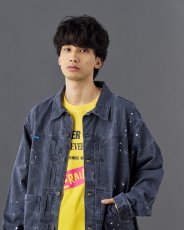 画像6: Liberaiders  GARMENT DYED TRUCKER JACKET (6)