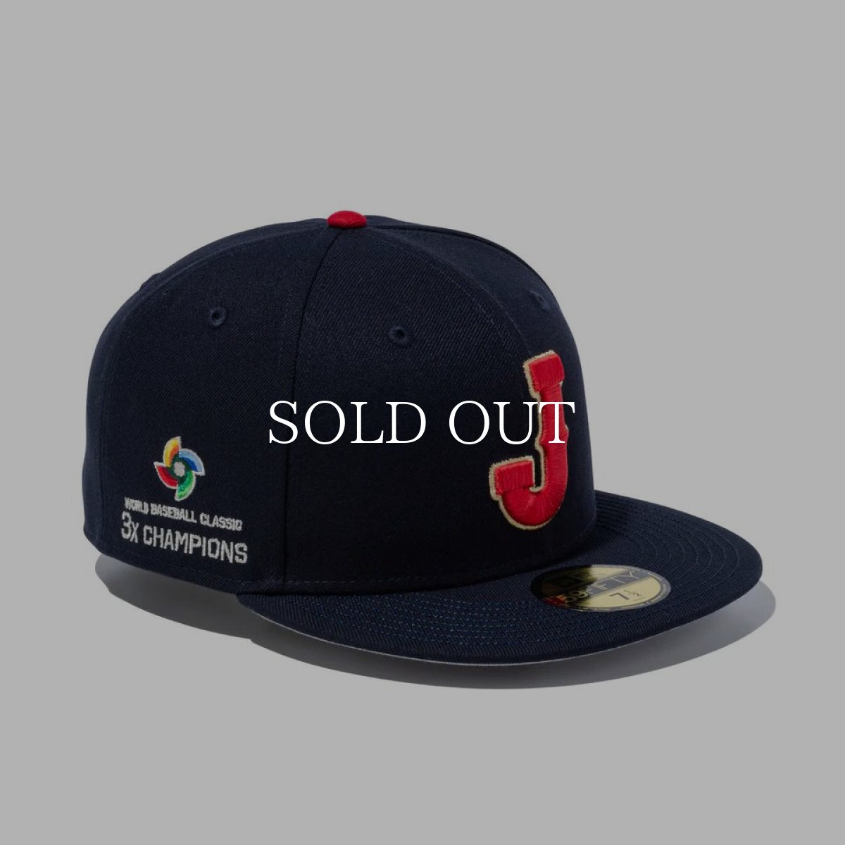画像1: NEW ERA  59FIFTY World Baseball Classic Under Visor Embroidery Side WBC Logo ネイビー (1)