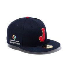 画像1: NEW ERA  59FIFTY World Baseball Classic Under Visor Embroidery Side WBC Logo ネイビー (1)