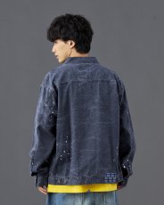 画像4: Liberaiders  GARMENT DYED TRUCKER JACKET (4)