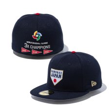 画像1: NEW ERA  59FIFTY World Baseball Classic 侍ジャパン Embroidery ネイビー (1)