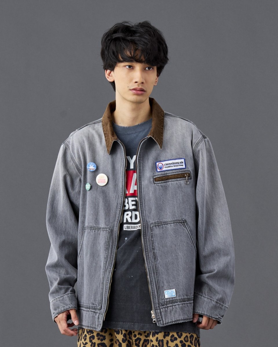 画像21: Liberaiders  DENIM WORK JACKET (21)