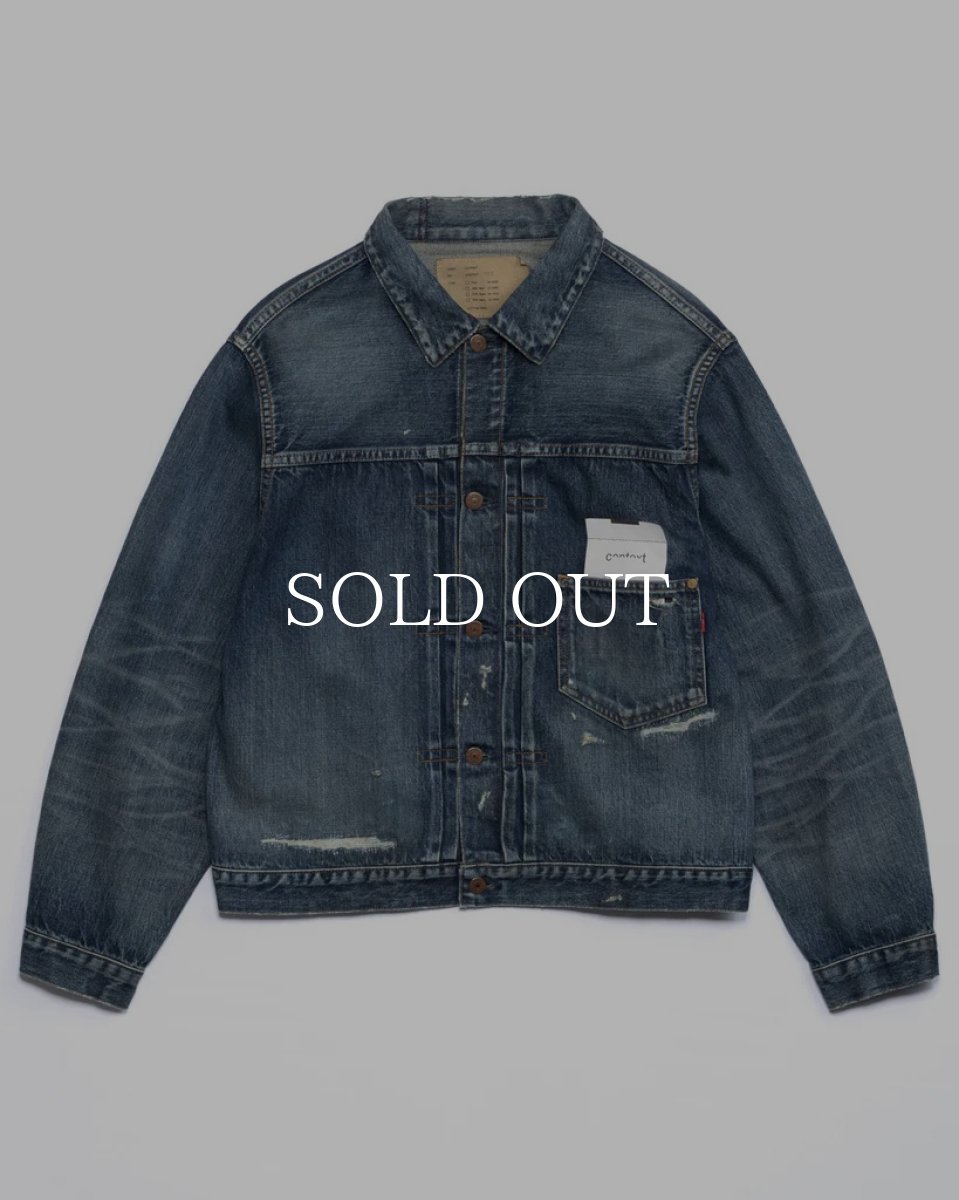 画像1: ANACHRONORM  FRONT TUCK DENIM JACKET (1)