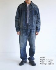 画像3: ANACHRONORM  FRONT TUCK DENIM JACKET (3)