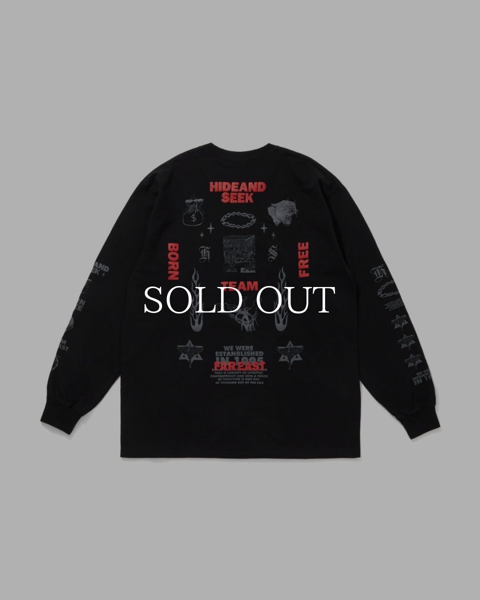 画像1: HideandSeek  TEAM FAR EAST L/S Tee (1)
