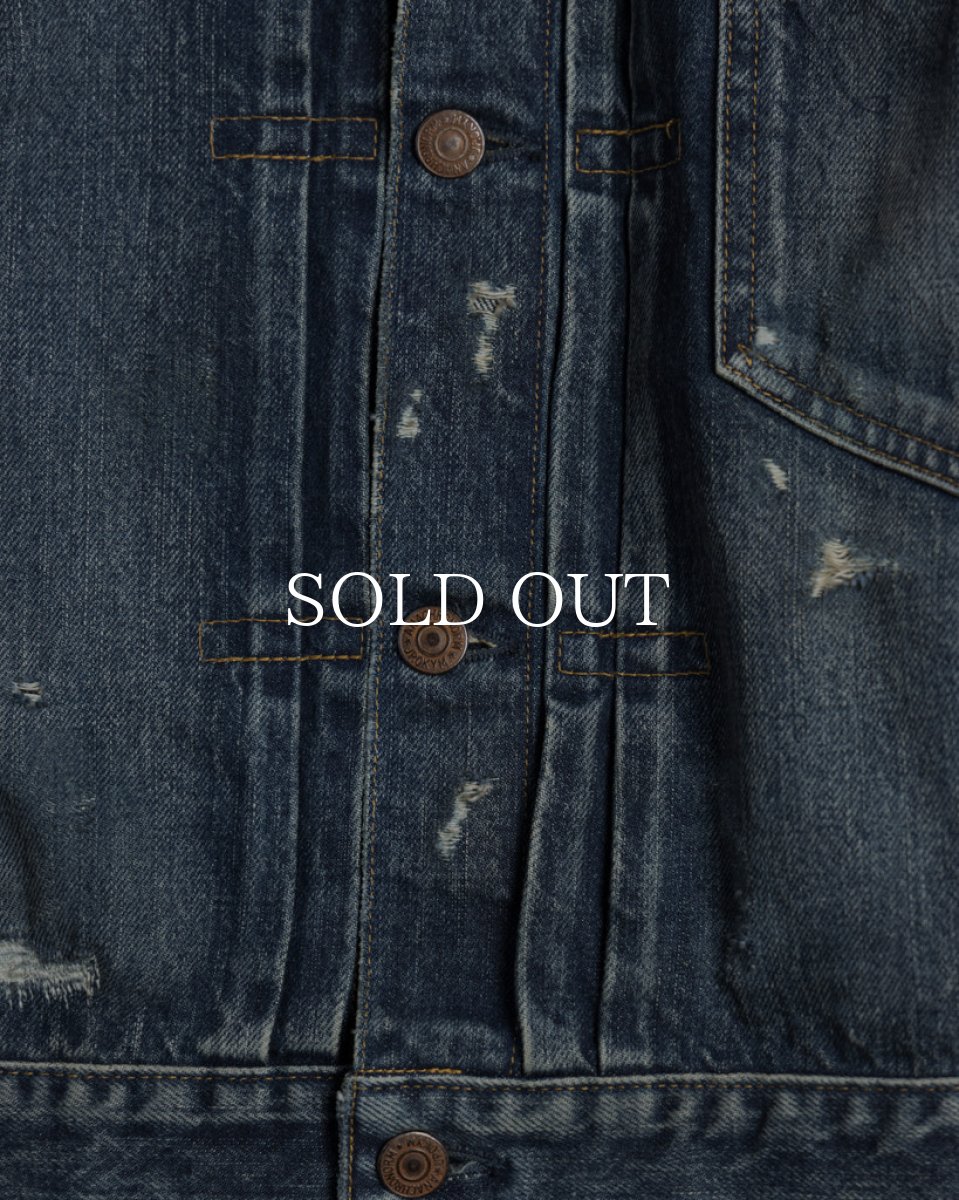 画像8: ANACHRONORM  FRONT TUCK DENIM JACKET (8)