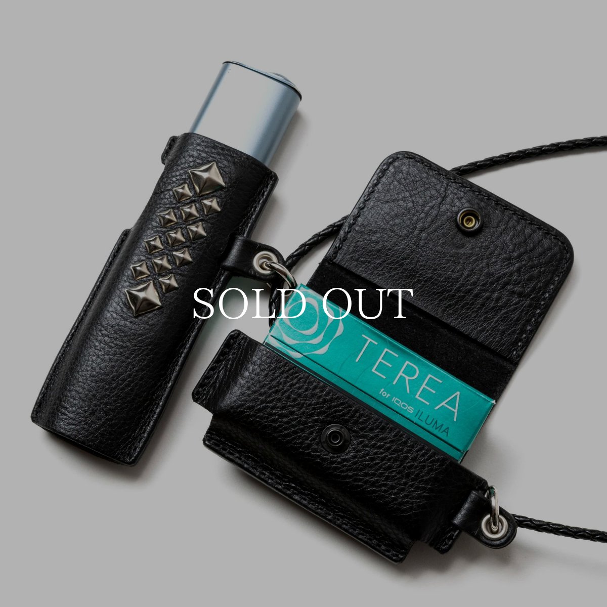 画像8: CALEE  STUDS LEATHER IQOS & HEAT STICK CASE (8)