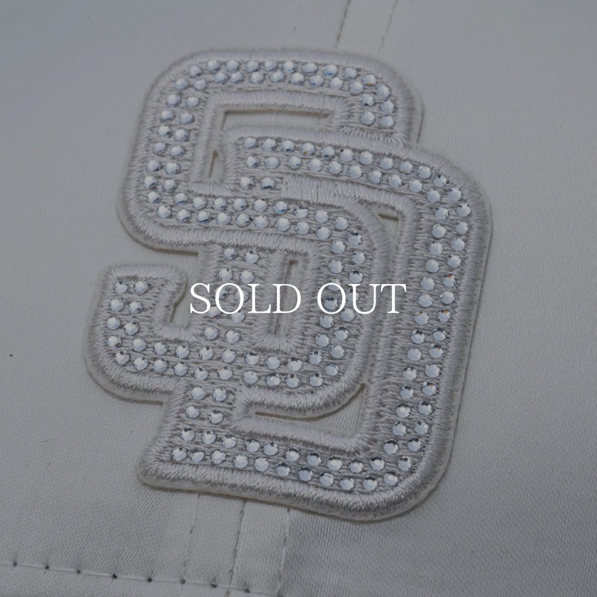 画像3: NEW ERA   9FORTY White Day Rhinestone ラインストーン サンディエゴ・パドレス クローム (3)