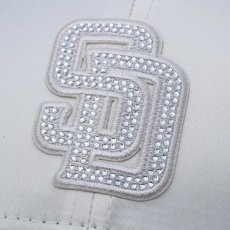 画像3: NEW ERA   9FORTY White Day Rhinestone ラインストーン サンディエゴ・パドレス クローム (3)