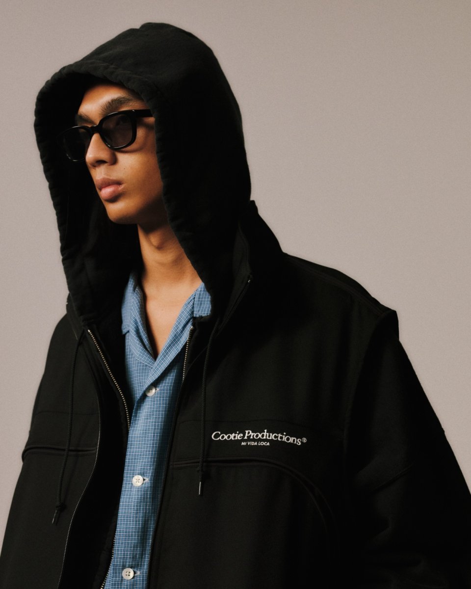 画像8: COOTIE   Double Gauze Check Open Collar L/S Shirts (8)