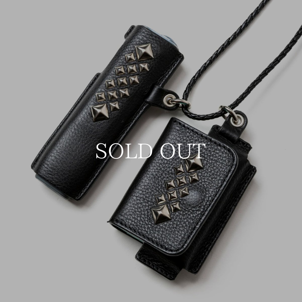 画像3: CALEE  STUDS LEATHER IQOS & HEAT STICK CASE (3)
