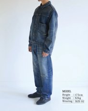 画像4: ANACHRONORM  FRONT TUCK DENIM JACKET (4)