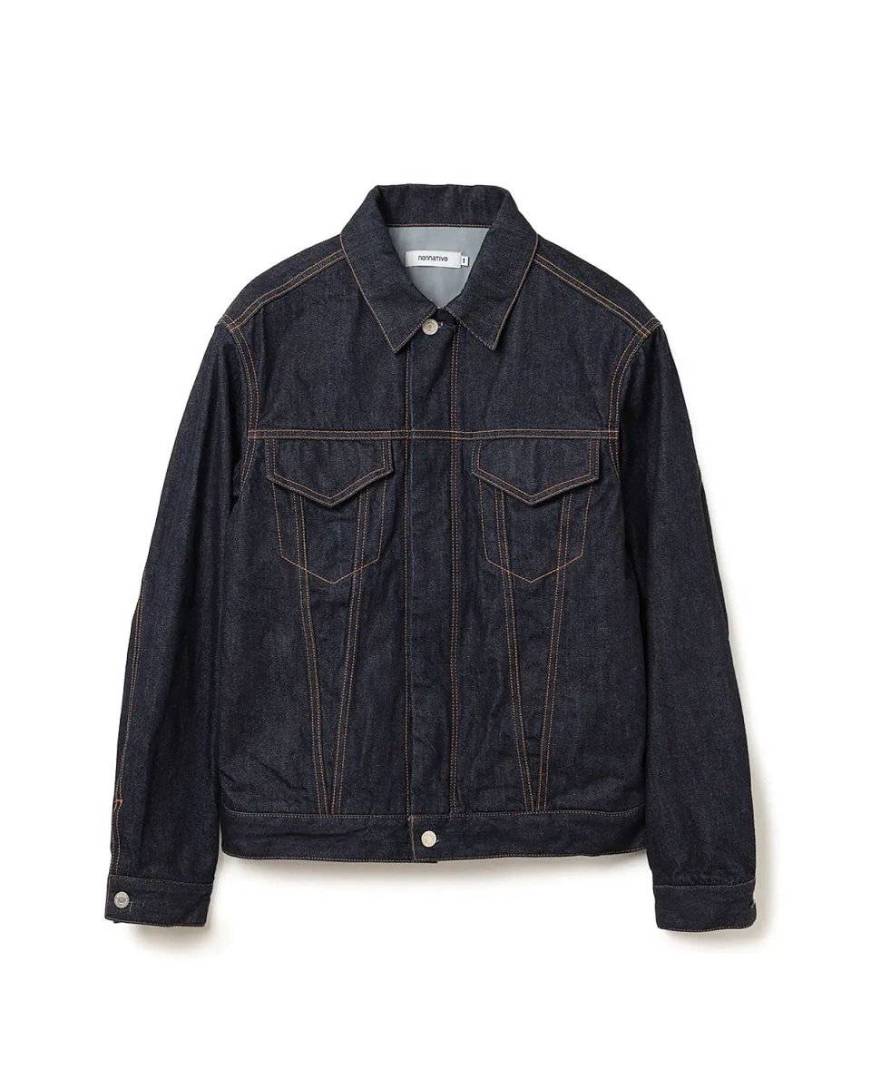 画像1: nonnative  TRUCKER BLOUSON COTTON 11.5oz DENIM OW WITH WINDSTOPPER® (1)