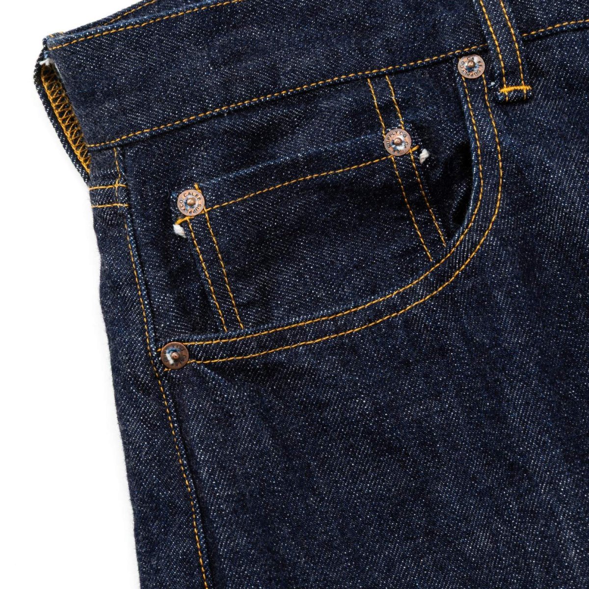 画像4: CALEE  VINTAGE REPRODUCT DENIM PANTS (4)