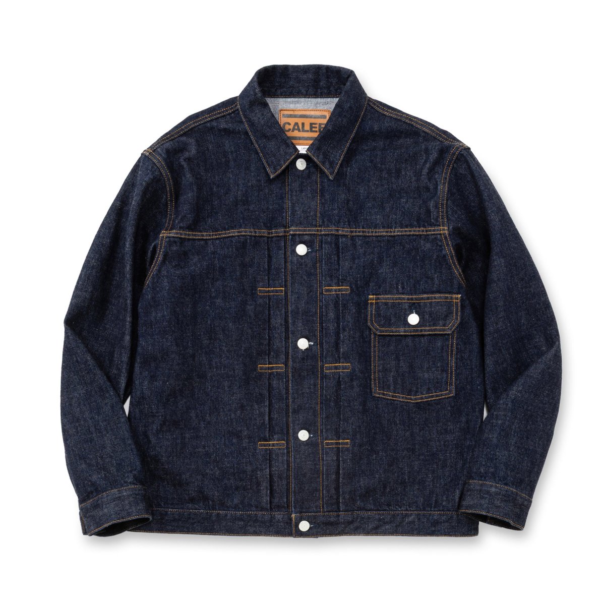 画像1: CALEE  1st TYPE DENIM JACKET (1)