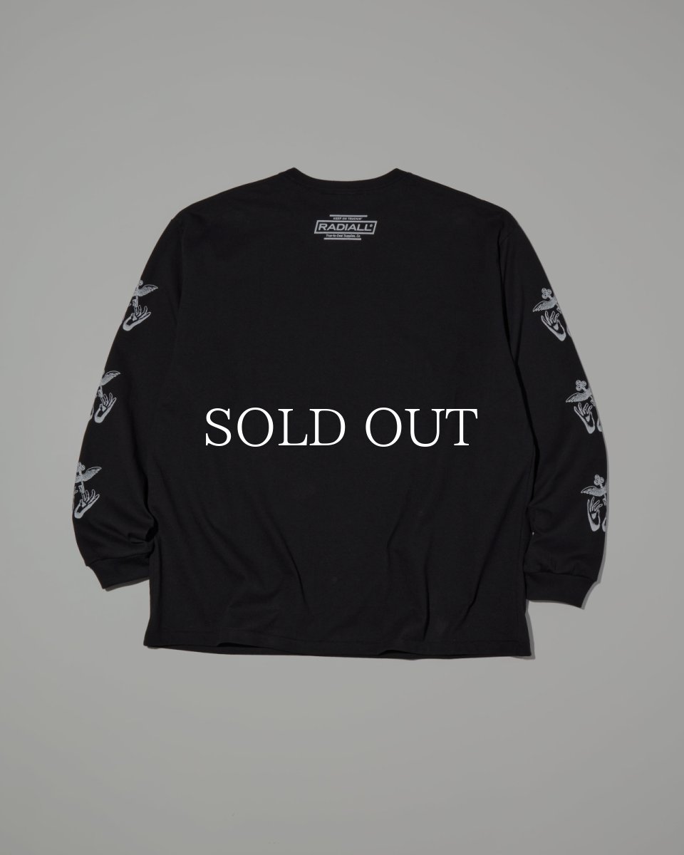 画像2: RADIALL  COMMUNE - CREW NECK T-SHIRT L/S (2)