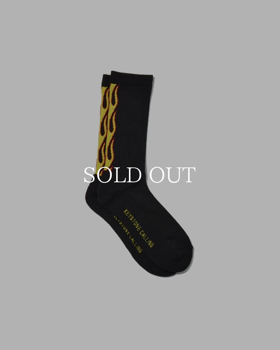 画像6: RADIALL   【再入荷】FLAMES - 1PAC SOX LONG / DRALON (6)