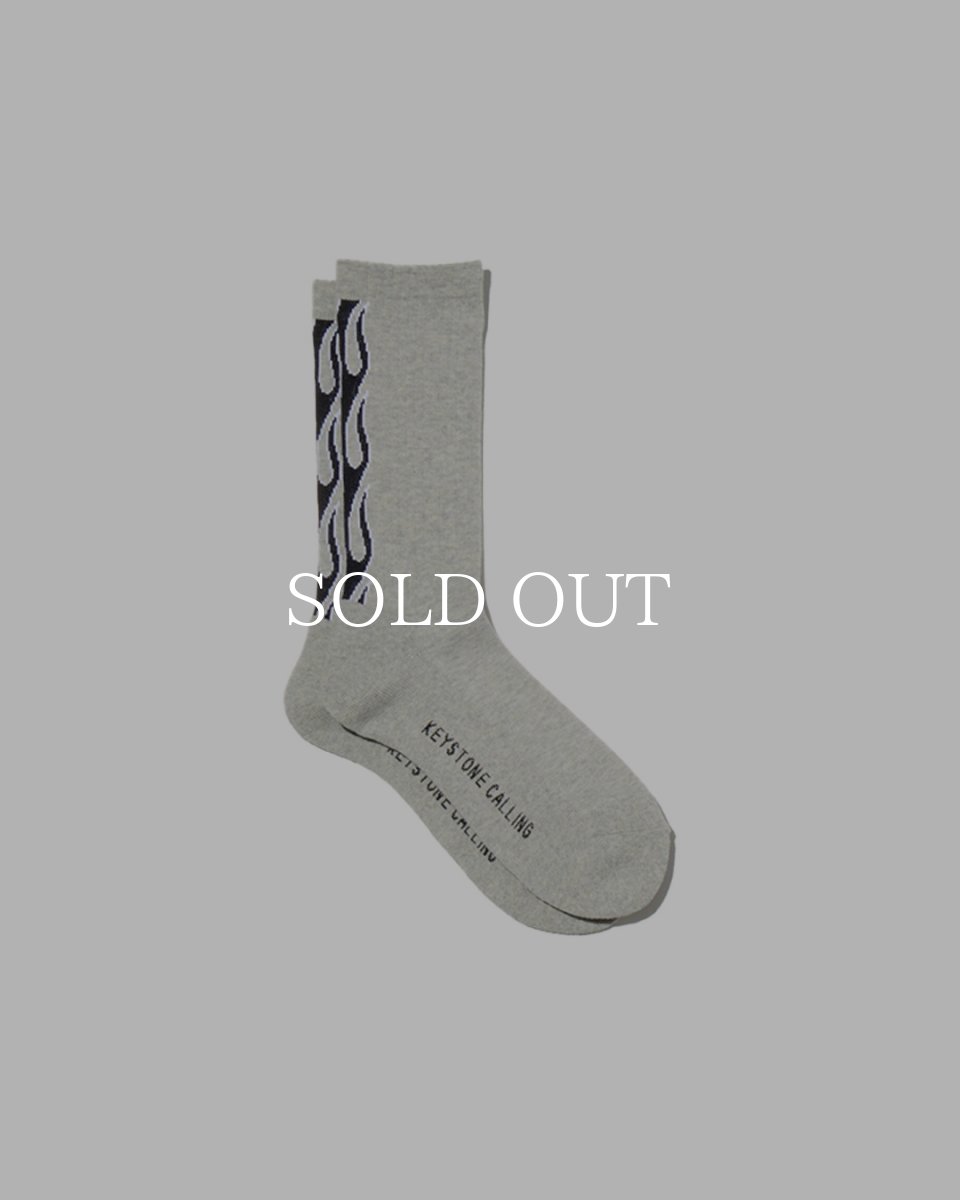 画像7: RADIALL   【再入荷】FLAMES - 1PAC SOX LONG / DRALON (7)
