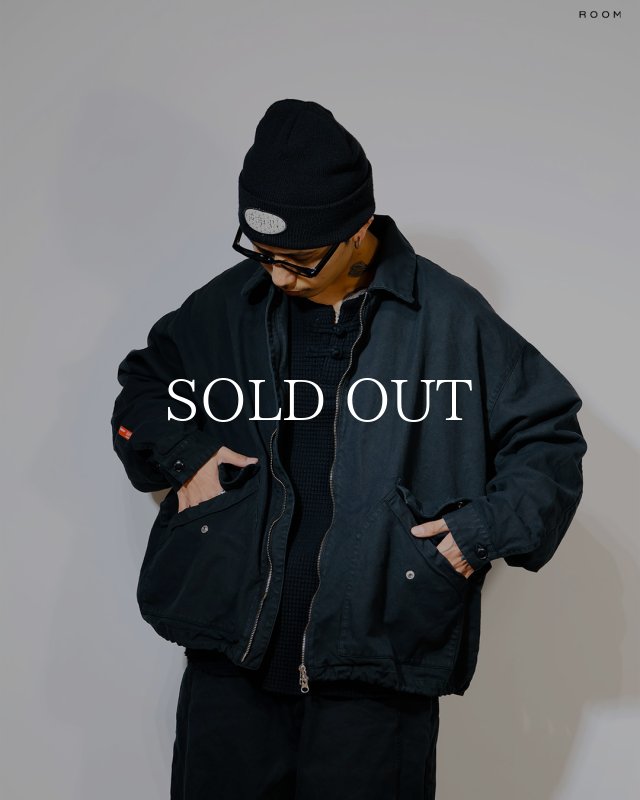 NOREMID ブラック MA-1ジャケット スタッズ付き 即日発送！ MAGIC STICK CWUMOD ZIP JACKET 26SS-MS2-011 公式通販