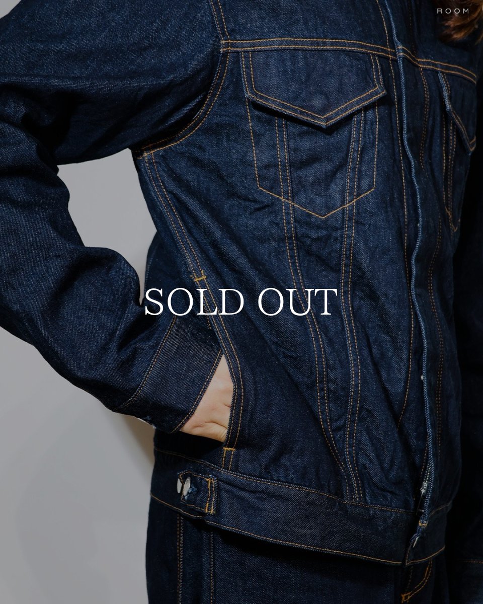 画像8: nonnative  TRUCKER BLOUSON COTTON 11.5oz DENIM OW WITH WINDSTOPPER? (8)