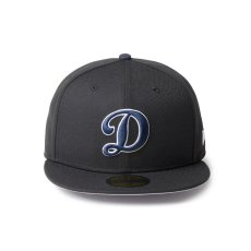 画像2: NEW ERA  59FIFTY MLB Glow in the Dark ロサンゼルス・ドジャース ブラック (2)