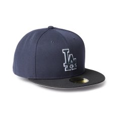 画像5: NEW ERA  59FIFTY MLB Glow in the Dark ロサンゼルス・ドジャース ネイビー/ブラック (5)