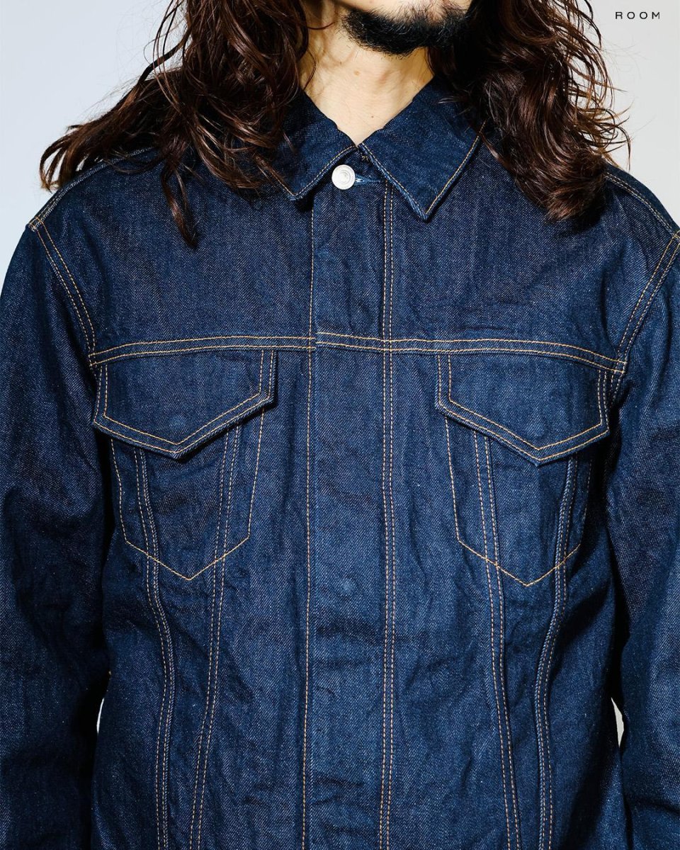 画像4: nonnative  TRUCKER BLOUSON COTTON 11.5oz DENIM OW WITH WINDSTOPPER® (4)