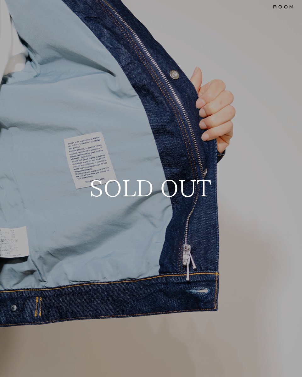 画像11: nonnative  TRUCKER BLOUSON COTTON 11.5oz DENIM OW WITH WINDSTOPPER? (11)