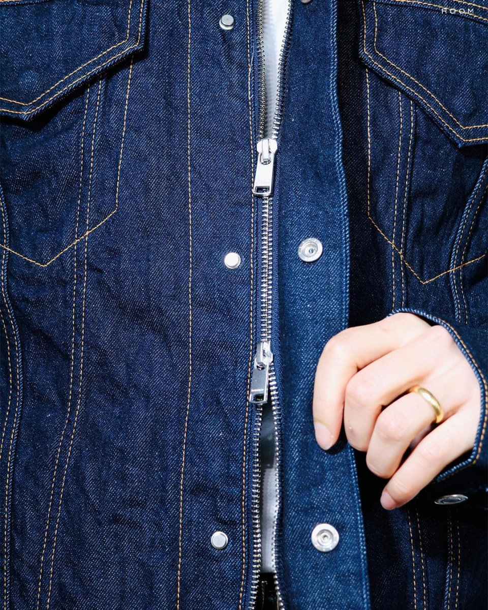 画像7: nonnative  TRUCKER BLOUSON COTTON 11.5oz DENIM OW WITH WINDSTOPPER® (7)