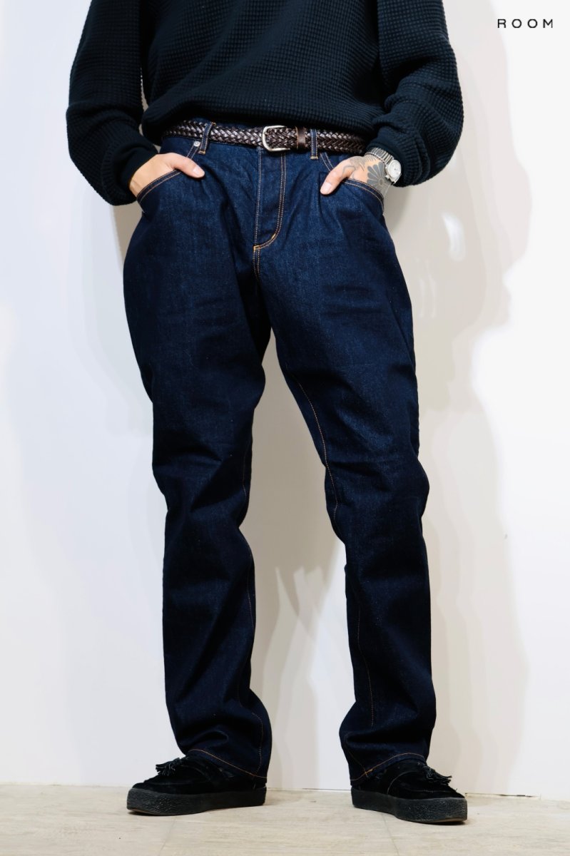 画像2: nonnative  DWELLER 5P JEANS TP COTTON 11.5oz DENIM OW (2)