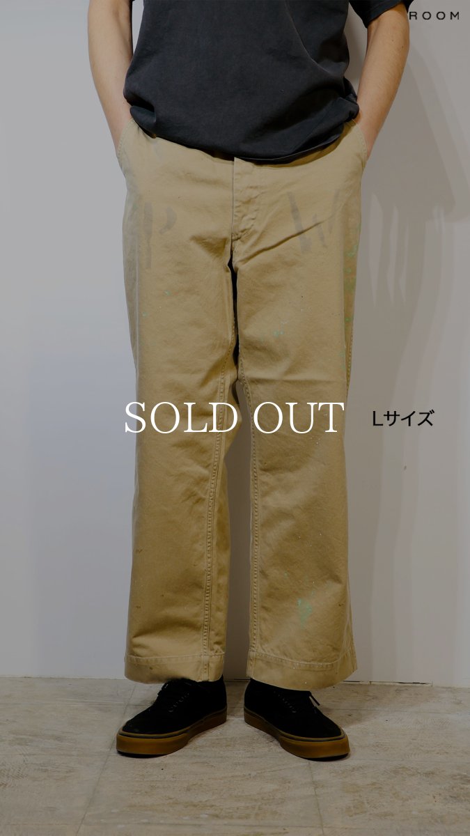 画像3: BOW WOW  PW 41 KHAKI TROUSERS AGED (3)