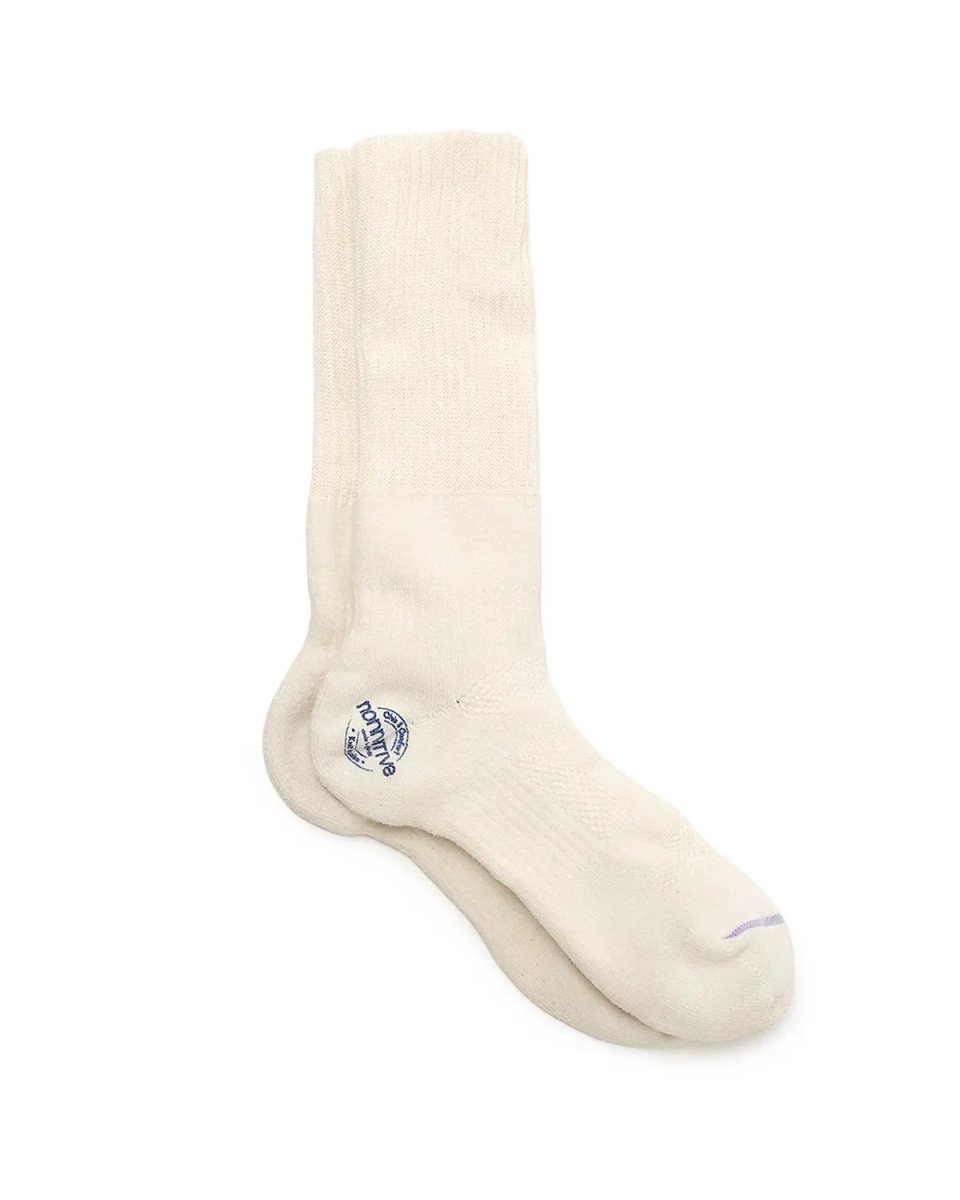 画像1: nonnative  DWELLER SOCKS HI C/P/P WOVEN (1)