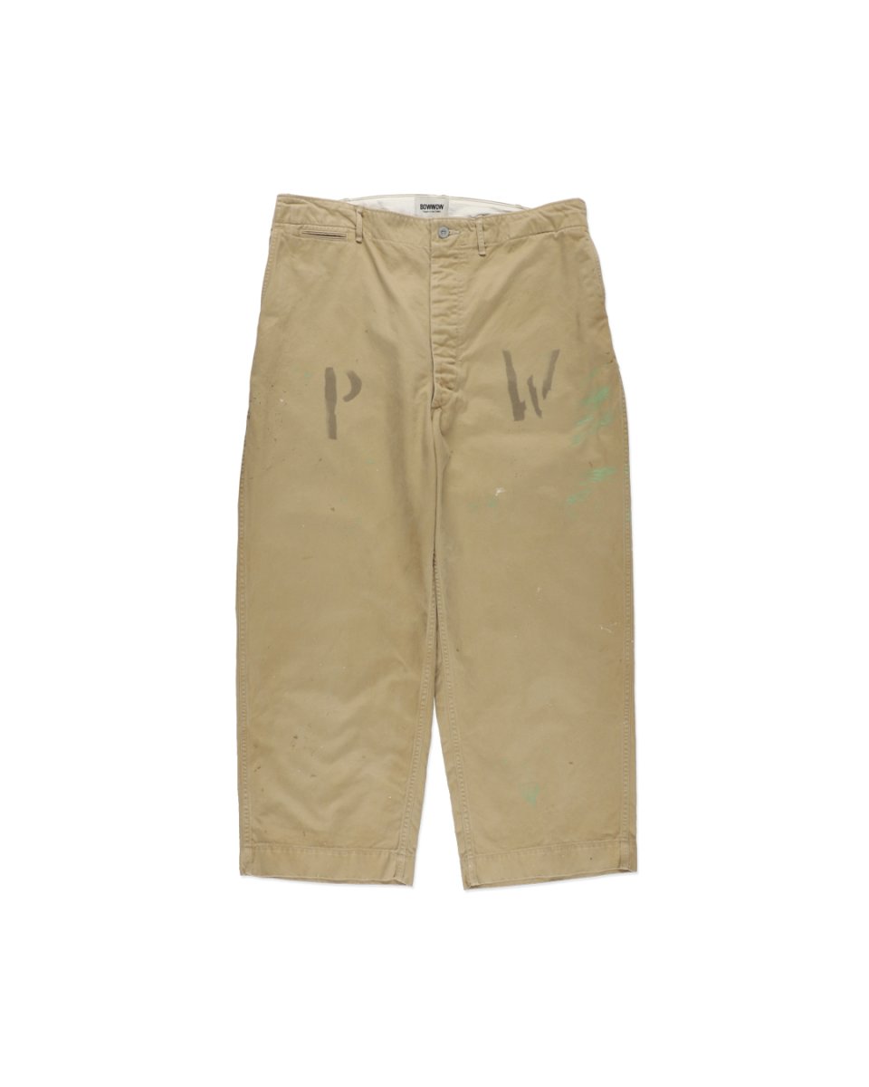 画像1: BOW WOW  PW 41 KHAKI TROUSERS AGED (1)